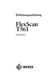FlexScan T561 Bedienungsanleitung