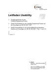 Leitfaden Usability
