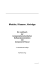 Module, Klassen, Vertr&auml;ge Ein Lehrbuch zur