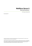 Mailstore - Server 6 Manual