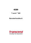 T.sonic 820 Benutzerhandbuch