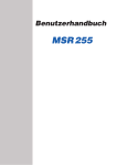 MSR255 Benutzerhandbuch