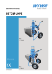 Betriebsanleitung Betonpumpe