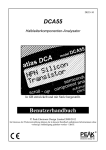 DCA55 Benutzerhandbuch - Peak Electronic Design Limited