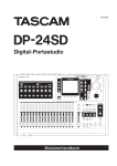Tascam DP-24SD Handbuch