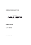 Geschirrsp&uuml;ler GAVI 7553 01 BEDIENUNGSANLEITUNG