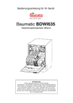 Baumatic BDWI635