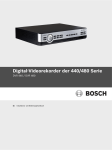 Betriebsanleitung - Bosch Security Systems