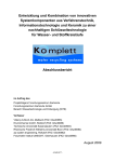 02WD0682 - 0686 02WD0966 - Abschlussbericht