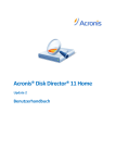 Acronis® Disk Director® 11 – Benutzeranleitung