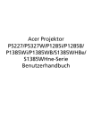Acer Projektor P5227/P5327W/P1285i/P1285B - HiFi