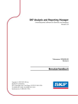 SKF Analysis and Reporting Manager User Manual