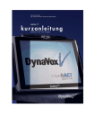 DynaVox V und Vmax Handbuch