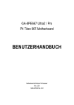 BENUTZERHANDBUCH