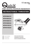 RETRACTABLE THRUSTER - Robert Lindemann KG