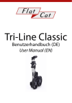 Flat Cat Tri-Line Classic Benutzerhandbuch - KB-Golf