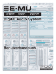 E-MU Digital Audio System Op Manual - German