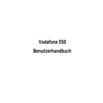 Vodafone 550 Benutzerhandbuch