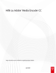 Hilfe zu Adobe® Media Encoder CC