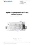 Digital-Eingangsmodule ST1xxx Benutzerhandbuch