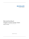 Benutzerhandbuch Avigilon Control Center Client