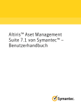 Altiris™ Aset Management Suite 7.1 von Symantec