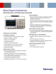 MSO3000-Serie, DPO3000-Serie Mixed-Signal