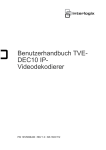 Benutzerhandbuch TVE-DEC10 IP