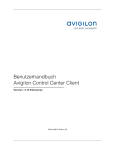 Benutzerhandbuch Avigilon Control Center Client