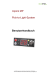 mipick MP Pick-to-Light-System Benutzerhandbuch