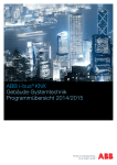 ABB i-bus® KNX Gebäude-Systemtechnik Programmübersicht 2014