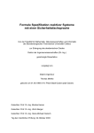 Formale Spezifikation reaktiver Systeme mit einer