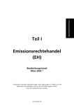 Emissionsrechtehandel