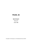 PEARL 90 Sprachreport