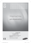 Wasmachine - Manual und bedienungsanleitung.