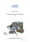 Bedienungsanleitung E1 - Langer EMV