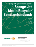 Sponge-Jet Media Recycler Benutzerhandbuch