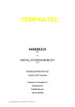 WARNUNG - Tempratec Ltd.