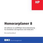 Honorarplaner 8 HandbuchB.indd - bki