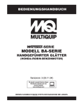 MODELL BA-SERIE - Multiquip Inc.