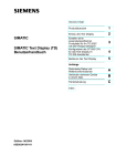 SIMATIC Text Display (TD)
