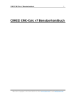 CIMCO CNC-Calc v7 Dokumentation