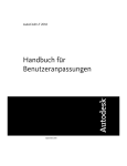 Handbuch für Benutzeranpassungen