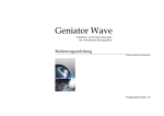 Geniator Wave Bedienungsanleitung im PDF