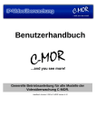 C-MOR Handbuch