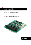 PCAN-PC/104 - Benutzerhandbuch