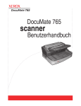 DocuMate 765 Scanner Benutzerhandbuch