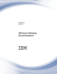 IBM Search Marketing Benutzerhandbuch