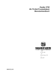 Hustler 3700 60-/72-Zoll-Frontmähdeck Benutzerhandbuch