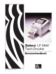 Zebra® LP 2844 Tisch